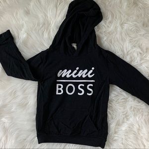 Girls “mini boss” sweatshirt
